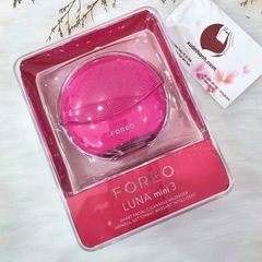 Máy rửa mặt FOREO LUNA mini 3 làm sạch sâu, bỏ 99.5% bụi bẩn #Fuchsia- TẶNG 10 NẠ HỒNG SÂM