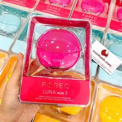 Máy rửa mặt FOREO LUNA mini 3 làm sạch sâu, bỏ 99.5% bụi bẩn #Fuchsia- TẶNG 10 NẠ HỒNG SÂM