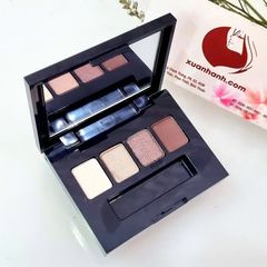 Hộp phấn mắt Estee Lauder Sculpting 4 ô mini màu nâu - kèm gương