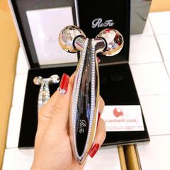 Máy massage Refa Carat Crystal Face thon gọn, nâng cơ mặt - TẶNG 1 HỘP MẶT NẠ JAPAN GALS