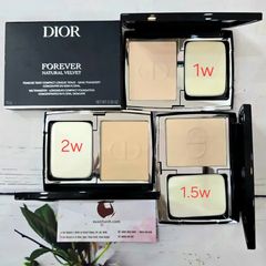 Phấn phủ Dior Forever Natural Velvet kiềm dầu, kháng nước, tone 2W trung bình, beige da - 10g