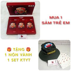 Hồng sâm trẻ em SangA Baby giúp ăn ngon và tăng miễn dịch - TĂNG 1 COMBO BẢO VỆ BÉ