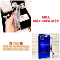 Máy massage Refa Carat Ray Face thon gọn, nâng cơ mặt - TẶNG 1 HỘP MẶT NẠ JAPAN GALS