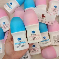 Lăn khử mùi nữ Bevola Deo Roll' On khô thoáng, khử mùi, dưỡng da sáng mịn - 50ml (Hồng)