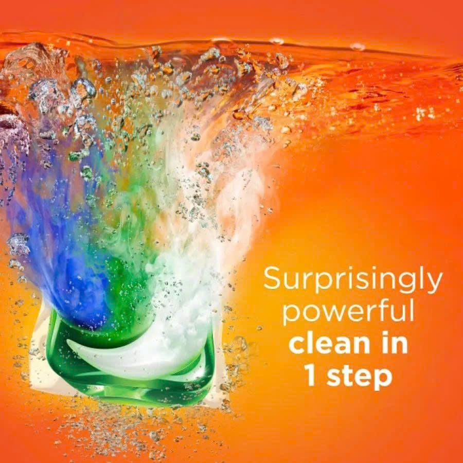 Viên giặt xả Tide Pods 3in1 Spring Mỹ 39 viên - giặt sạch, thơm lâu, mềm vải