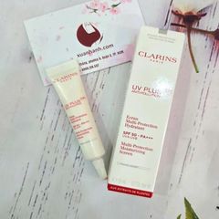 Kem chống nắng Clarins Protection SPF50 thoáng nhẹ và sáng đều màu, #Translucent 10ml