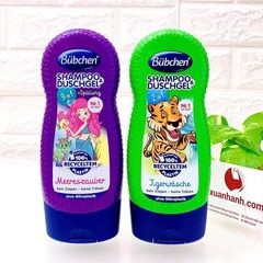 Tắm gội Bubchen Shampoo & Duschgel không cay mắt, sạch dịu nhẹ cho bé - 230ml (Tím)