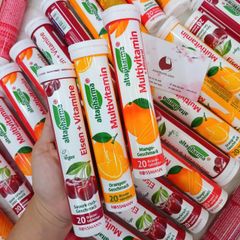Viên sủi Multivitamin bổ sung Vitamin và khoáng chất thiết yếu từ Đức, #Xoài - 20 viên