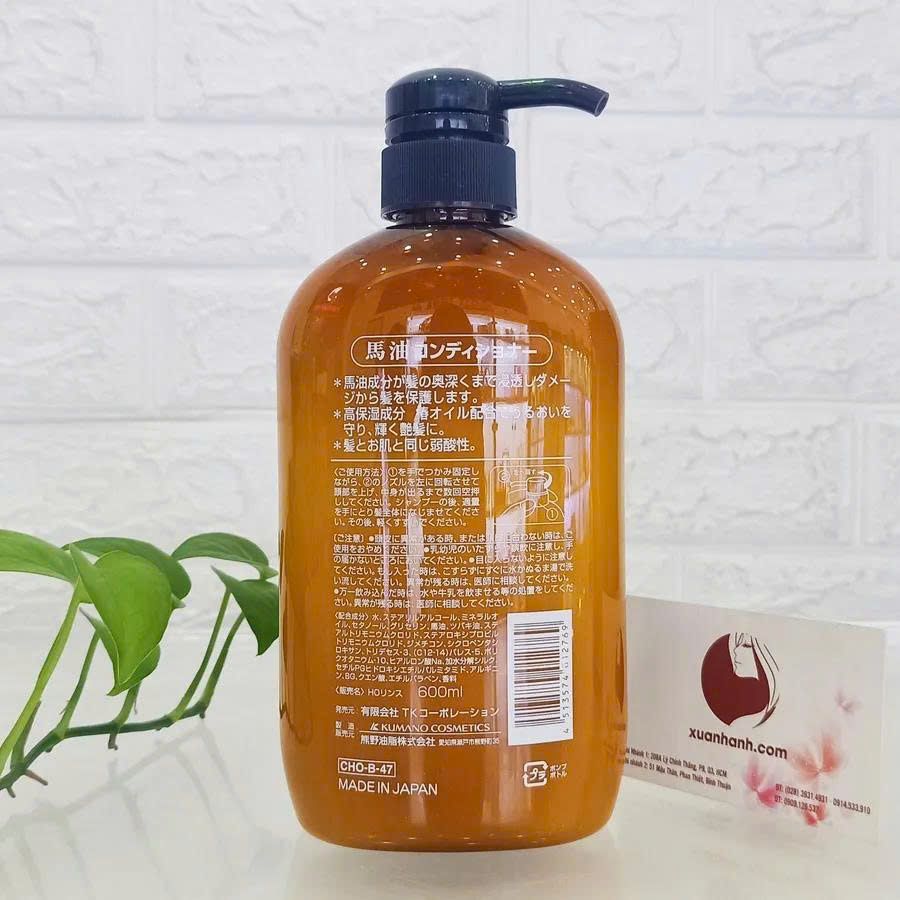 Dầu xả Hokkaido Horse Oil phục hồi tóc hư tổn, chống rụng và thơm lâu 