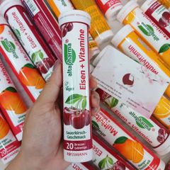 Viên sủi Multivitamin bổ sung Vitamin và khoáng chất thiết yếu từ Đức, #Cherry - 20 viên