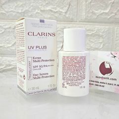 Kem chống nắng Clarins UV Plus SPF50/PA++++, nâng tone nhẹ, màu Translucent, 30ml