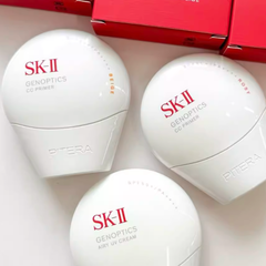 CC SKII Genoptics Primer SPF50 - bảo vệ và làm sáng rạng rỡ tự nhiên, Beige (NEW)