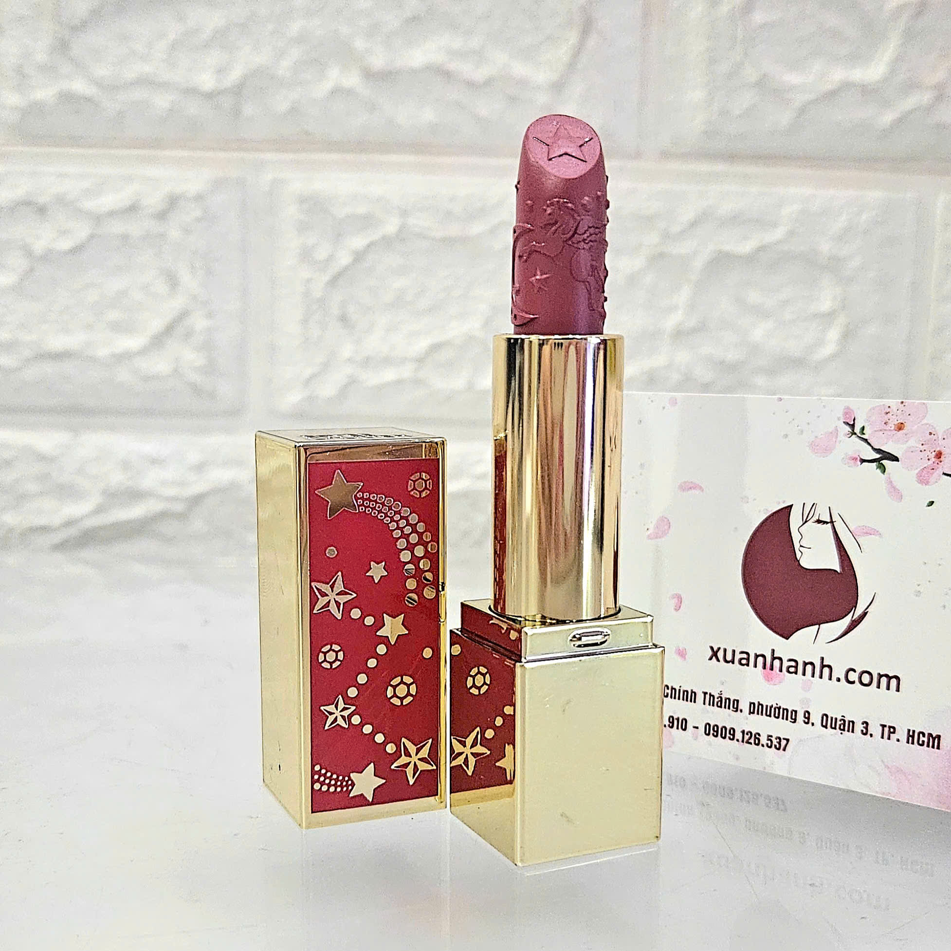 Son Estee Lauder Limited Edition Lipstick Rouge A Levres #Constellation Rose - cánh hồng khô