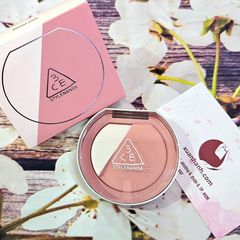 Phấn má hồng 3CE Blushlighter bắt sáng, siêu xinh #Middy Hype - cánh hồng phai tiểu thư
