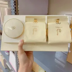 Set cushion The Whoo Luxury Golden cao cấp, căng mọng và cover tốt, TẶNG 2 lõi. 