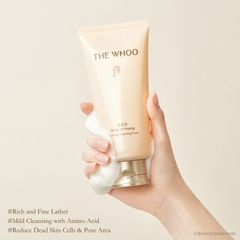 Sữa rửa mặt The Whoo GJH Clarifying sạch sâu và ẩm mượt - TẶNG Toner + Emultion. 