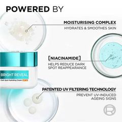 Kem dưỡng L'oreal Bright Reveal Anti-Taches SPF50 trị sạm nám và sáng đều màu da, 50ml