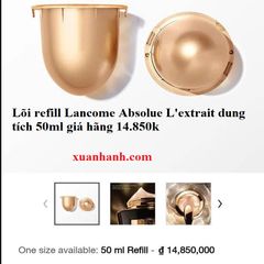 Kem dưỡng Lancome Absolue L'extrait chống lão hóa, tái tạo da siêu cao cấp - 50ml (Tester)