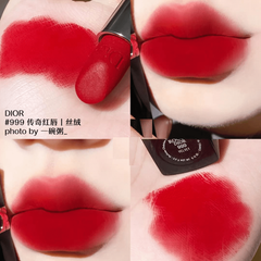 Son Dior Rouge Velvet nhung mịn lì, lâu trôi, #999 - đỏ cổ điển đẳng cấp (NEW)