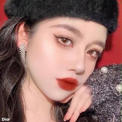 Son Dior Rouge Velvet nhung mịn lì, lâu trôi, #840 Rayonnante - đỏ cam đất 