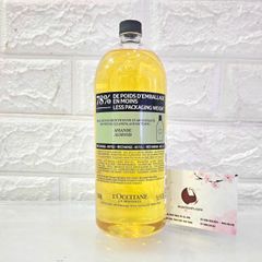 Refill dầu tắm L'Occitane Amande Hạnh Nhân sạch mịn màng và dưỡng ẩm da, 500ml