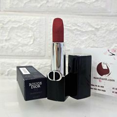 Son Dior Rouge Velvet nhung mịn lì, lâu trôi, #777 - đỏ ánh cam thời thượng (NEW)