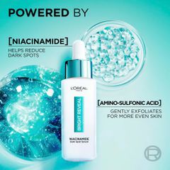 Serum L'oreal Bright Revel Niacinamide Dark Spot trắng rạng rỡ và giảm sạm nám, 30ml (Hot)