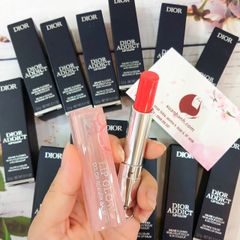 Son dưỡng Dior Addict Lip Glow Pink mềm mướt và tăng sắc môi, #033 Coral Pink - hồng cam