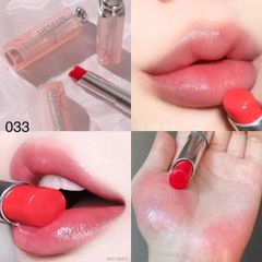 Son dưỡng Dior Addict Lip Glow Pink mềm mướt và tăng sắc môi, #033 Coral Pink - hồng cam