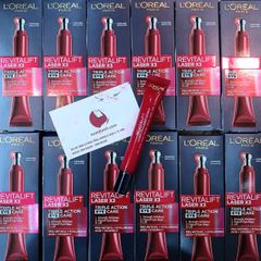 Kem dưỡng mắt L'oreal Revitalift Laser X3 - trị nhăn và nâng cơ chuyên dụng, 15ml (new)