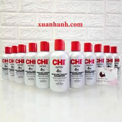 Cặp gội xả CHI INFRA chăm sóc, phục hồi tóc khô yếu, suôn mượt và chắc khỏe - 177ml x 2 chai.