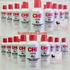 Cặp gội xả CHI INFRA chăm sóc, phục hồi tóc khô yếu, suôn mượt và chắc khỏe - 177ml x 2 chai.