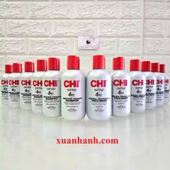 Cặp gội xả CHI INFRA chăm sóc, phục hồi tóc khô yếu, suôn mượt và chắc khỏe - 177ml x 2 chai.