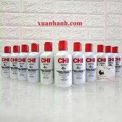 Cặp gội xả CHI INFRA chăm sóc, phục hồi tóc khô yếu, suôn mượt và chắc khỏe - 177ml x 2 chai.