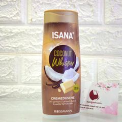 Sữa tắm Isana sạch mịn da với hương ngọt ngào say đắm, #Coconut Whisper, 300ml