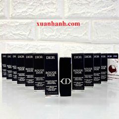 Son Dior Rouge Velvet nhung mịn lì, lâu trôi, #777 - đỏ cam thời thượng, mini