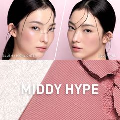 Phấn má hồng 3CE Blushlighter bắt sáng, siêu xinh #Middy Hype - cánh hồng phai tiểu thư