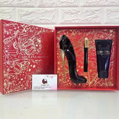 Set nước hoa Good Girl Carolina Herrara gợi cảm, cá tính, 3sp, #Black - EDP (Limited)