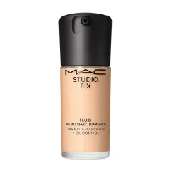 Kem nền Mac Studio Fix Fluid SPF15 lì mịn, che phủ, kìm dầu tốt #NC20 tự nhiên (New)
