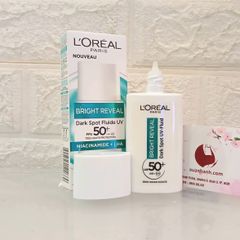 Kem chống nắng L'oreal Dark Spot Fluide UV SPF50+ ráo mịn, matte da, 50ml