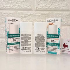 Kem chống nắng L'oreal Dark Spot Fluide UV SPF50+ ráo mịn, matte da, 50ml