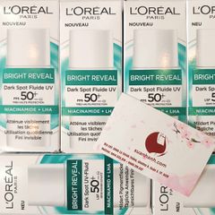 Kem chống nắng L'oreal Dark Spot Fluide UV SPF50+ ráo mịn, matte da, 50ml