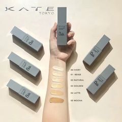 Kem nền Kanebo Kate Semi-Matte che phủ tốt, lì mịn, căng mượt, #04 trung bình