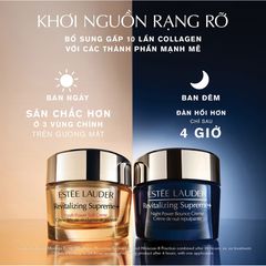 Kem dưỡng đêm Estee Lauder Supreme+ Night phục hồi và tăng sinh Collagen, 15ml (New)