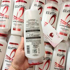 Dầu xả L'oreal Elvital Total Repair 5 phục hồi tóc hư tổn, hàng nội địa Đức, 250ml