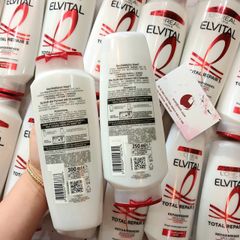 Dầu xả L'oreal Elvital Total Repair 5 phục hồi tóc hư tổn, hàng nội địa Đức, 250ml