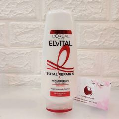 Dầu xả L'oreal Elvital Total Repair 5 phục hồi tóc hư tổn, hàng nội địa Đức, 250ml