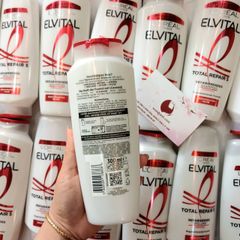Dầu gội L'oreal Elvital Total Repair 5 tái tạo và phục hồi, hàng nội địa Đức, 300ml