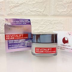 Bộ dưỡng da L'oreal RevitalLift Filler căng mọng và trẻ hóa da, 3sp - Hàng nội địa Đức