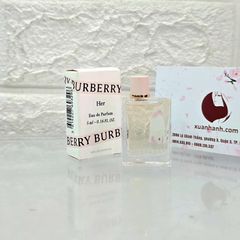 Nước hoa Burberry Her Eau De Parfum ngọt ngào, thanh lịch và tinh tế - 5ml (HOT)